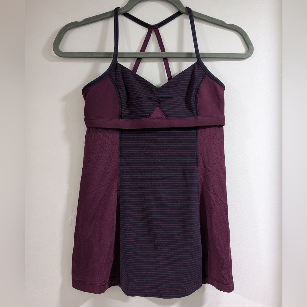Lululemon Athletica Plum Strappy Top